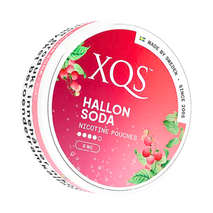 XQS Hallon Soda 8mg - Rushnico- Nicotine Pouches USA - Express Delivery