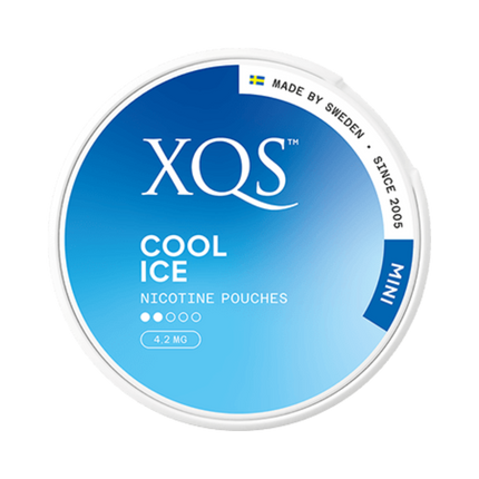XQS Cool Ice Mini 4.2mg - Rushnico- Nicotine Pouches USA - Express Delivery