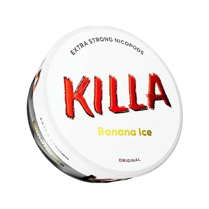 Killa Banana Ice 13.2mg - Rushnico- Nicotine Pouches USA - Express Delivery