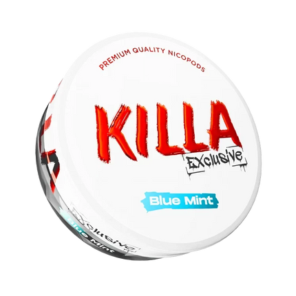 Killa Exclusive Blue Mint 13.2mg - Rushnico- Nicotine Pouches USA - Express Delivery