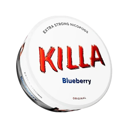Killa Blueberry 13.2mg - Rushnico- Nicotine Pouches USA - Express Delivery