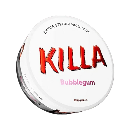 Killa Bubblegum 13.2mg - Rushnico- Nicotine Pouches USA - Express Delivery
