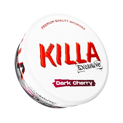 Killa Exclusive Dark Cherry 13.2mg - Rushnico- Nicotine Pouches USA - Express Delivery