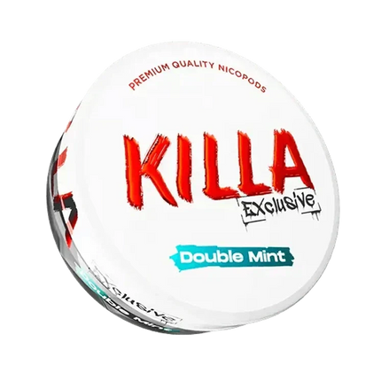 Killa Exclusive Double Mint 13.2mg - Rushnico- Nicotine Pouches USA - Express Delivery