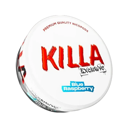 Killa Exclusive Blue Raspberry  13.2mg - Rushnico- Nicotine Pouches USA - Express Delivery