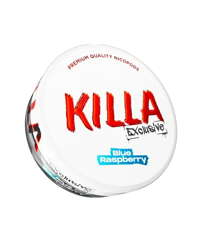 Killa Exclusive Blue Raspberry  13.2mg - Rushnico- Nicotine Pouches USA - Express Delivery