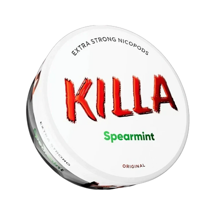 Killa Spearmint 13.2mg - Rushnico- Nicotine Pouches USA - Express Delivery