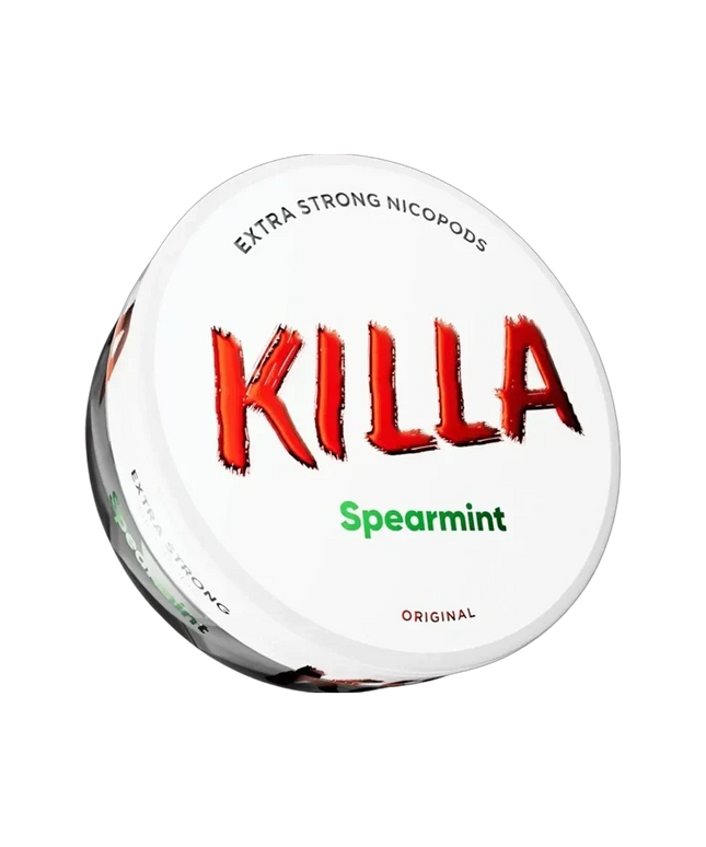 Killa Spearmint 13.2mg - Rushnico- Nicotine Pouches USA - Express Delivery