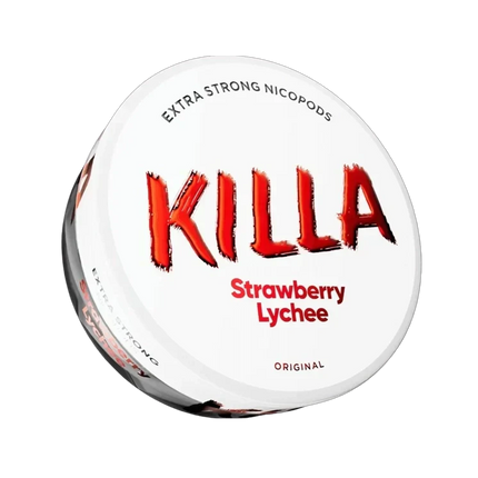 Killa Strawberry Lychee 13.2mg - Rushnico- Nicotine Pouches USA - Express Delivery