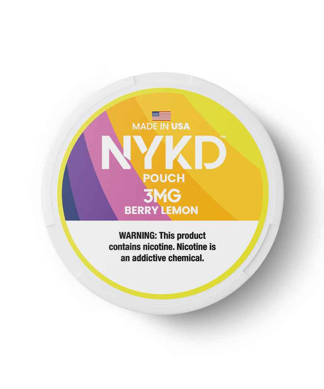 NYKD Nicotine Pouches - Berry Lemon - Rushnico- Nicotine Pouches USA - Express Delivery