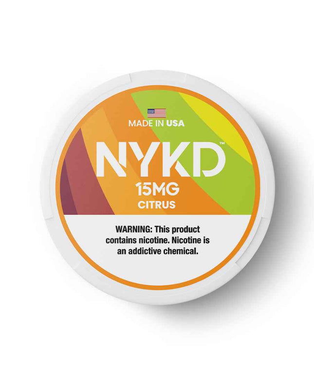 NYKD Nicotine Pouches - Citrus - Rushnico- Nicotine Pouches USA - Express Delivery