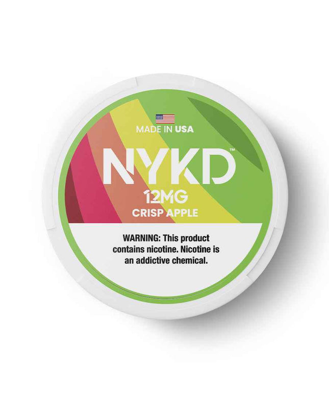 NYKD Nicotine Pouches - Crisp Apple - Rushnico- Nicotine Pouches USA - Express Delivery