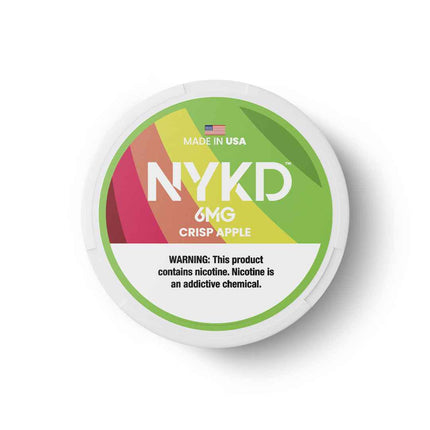NYKD Nicotine Pouches - Crisp Apple - Rushnico- Nicotine Pouches USA - Express Delivery