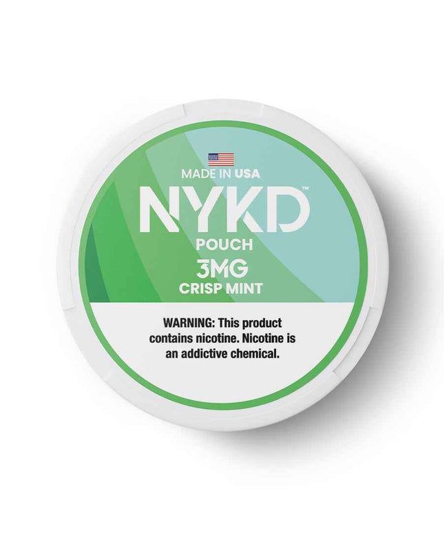NYKD Nicotine Pouches - Crisp Mint - Rushnico- Nicotine Pouches USA - Express Delivery