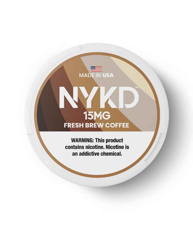 NYKD Nicotine Pouches - Fresh Brew Coffee - Rushnico- Nicotine Pouches USA - Express Delivery