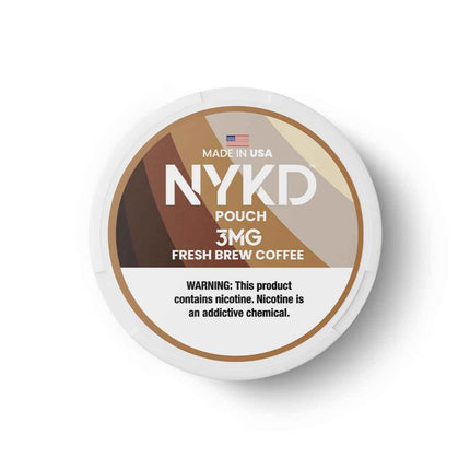 NYKD Nicotine Pouches - Fresh Brew Coffee - Rushnico- Nicotine Pouches USA - Express Delivery