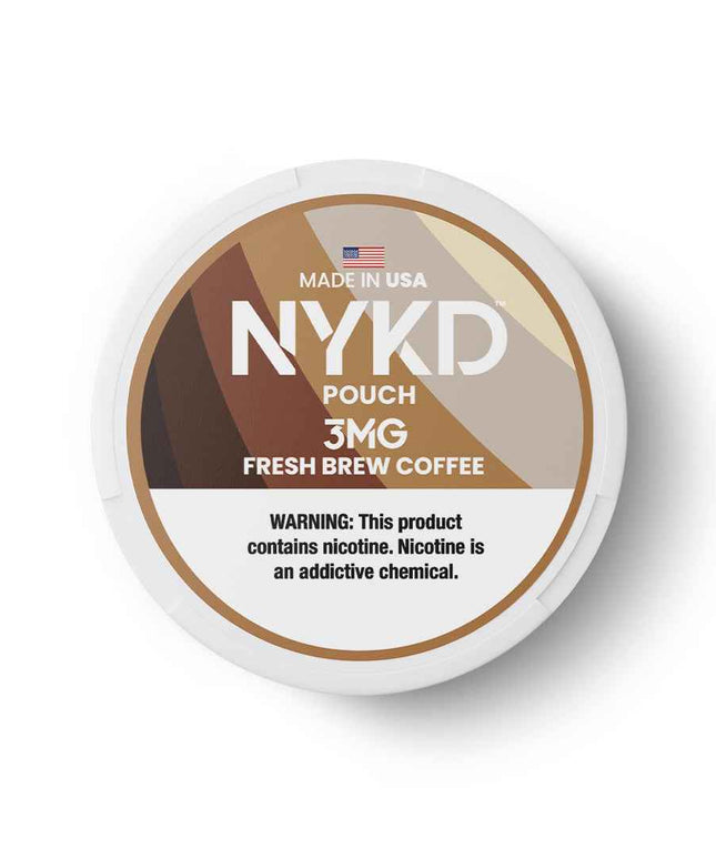 NYKD Nicotine Pouches - Fresh Brew Coffee - Rushnico- Nicotine Pouches USA - Express Delivery