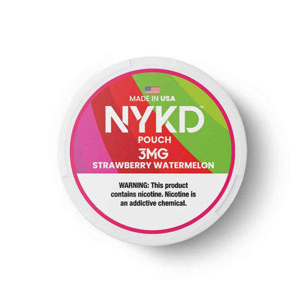 NYKD Nicotine Pouches - Strawberry Watermelon - Rushnico- Nicotine Pouches USA - Express Delivery