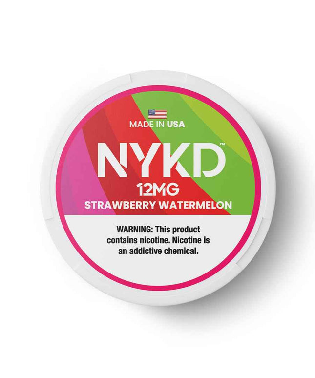 NYKD Nicotine Pouches - Strawberry Watermelon - Rushnico- Nicotine Pouches USA - Express Delivery