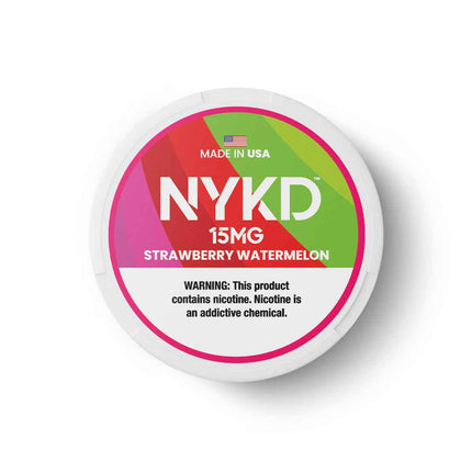NYKD Nicotine Pouches - Strawberry Watermelon - Rushnico- Nicotine Pouches USA - Express Delivery