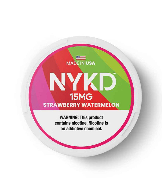 NYKD Nicotine Pouches - Strawberry Watermelon - Rushnico- Nicotine Pouches USA - Express Delivery