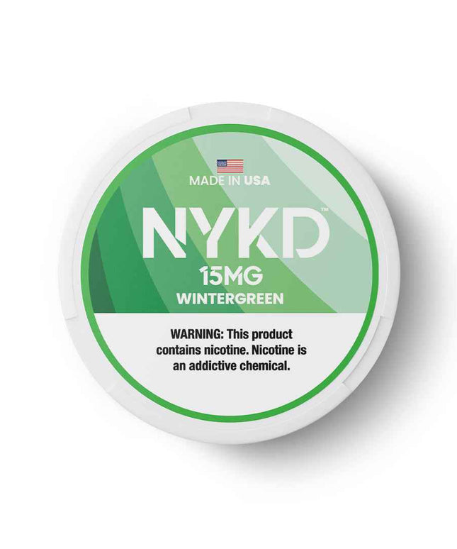 NYKD Nicotine Pouches - Wintergreen - Rushnico- Nicotine Pouches USA - Express Delivery