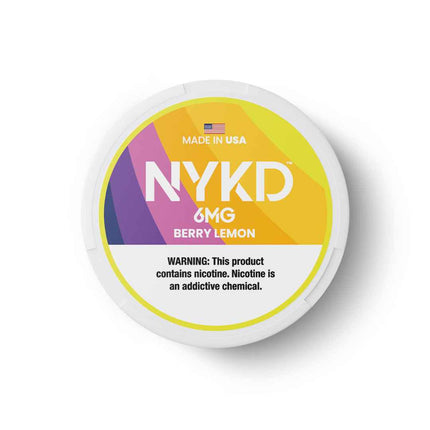 NYKD Nicotine Pouches - Berry Lemon - Rushnico- Nicotine Pouches USA - Express Delivery