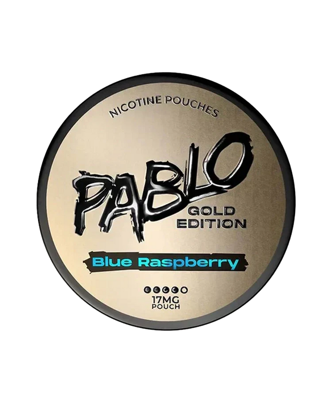 Pablo Gold Blue Raspberry 17mg - Rushnico- Nicotine Pouches USA - Express Delivery