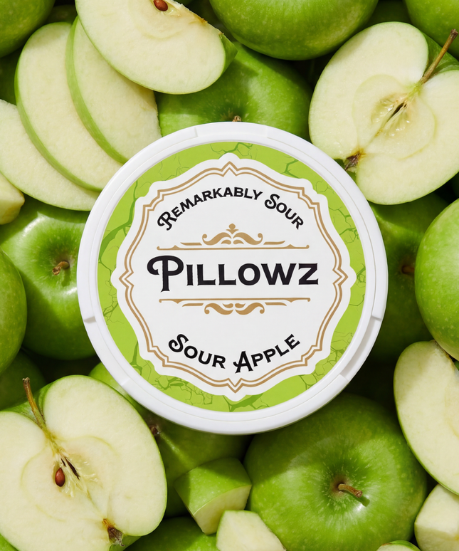 Sour Apple - Rushnico- Nicotine Pouches USA - Express Delivery
