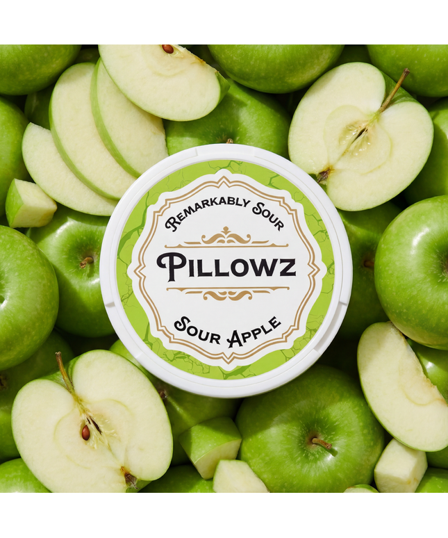 Sour Apple - Rushnico- Nicotine Pouches USA - Express Delivery