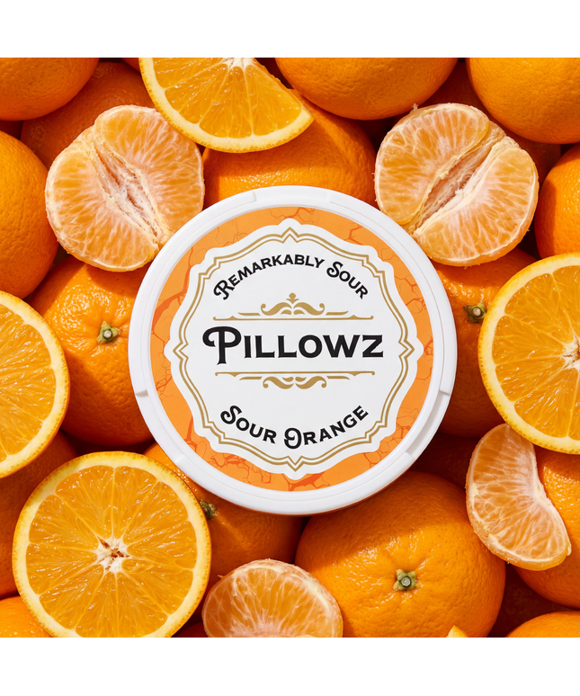Sour Orange - Rushnico- Nicotine Pouches USA - Express Delivery