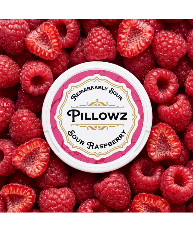 Sour Raspberry - Rushnico- Nicotine Pouches USA - Express Delivery
