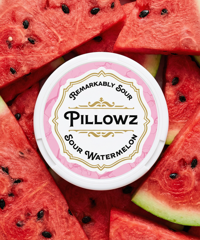 Sour Watermelon - Rushnico- Nicotine Pouches USA - Express Delivery