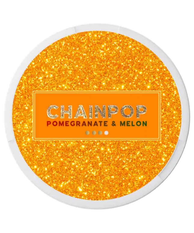Chainpop Pomegranate Melon 9mg - Rushnico- Nicotine Pouches USA - Express Delivery