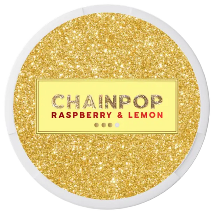 Chainpop Raspberry Lemon 5mg - Rushnico- Nicotine Pouches USA - Express Delivery