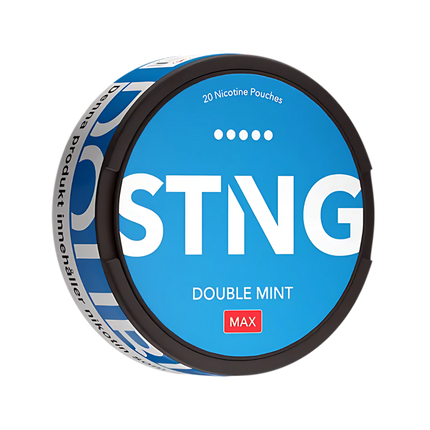 STNG Double Mint MAX 27.5mg - Rushnico- Nicotine Pouches USA - Express Delivery