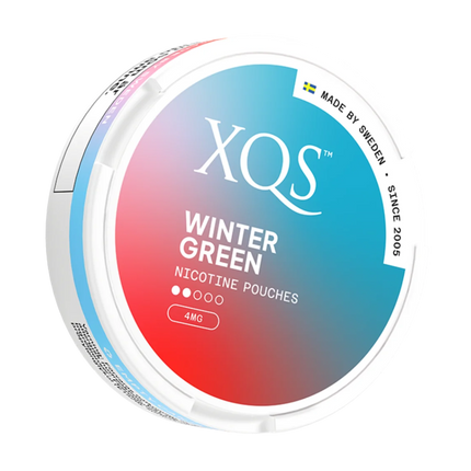 XQS Winter Green 4mg - Rushnico- Nicotine Pouches USA - Express Delivery