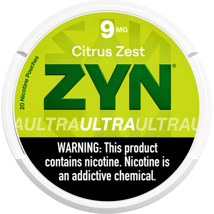 ZYN Ultra Citrus Zest 9mg
