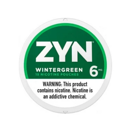 ZYN Wintergreen 6mg - Rushnico- Nicotine Pouches USA - Express Delivery