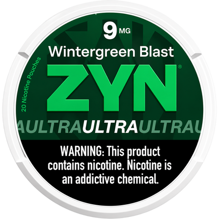ZYN Ultra Wintergreen Blast 9mg