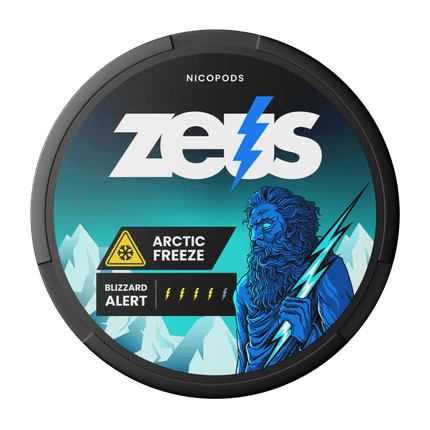 ZEUS Arctic Freeze 16.9mg - Rushnico- Nicotine Pouches USA - Express Delivery