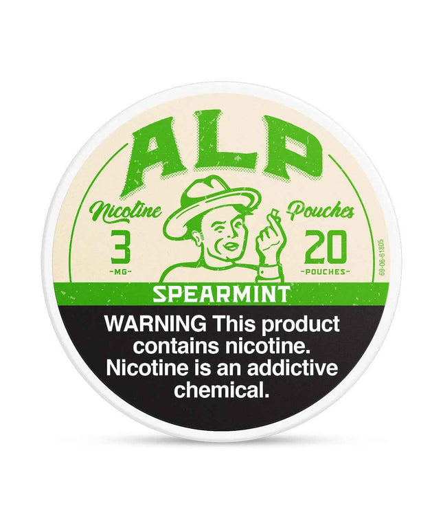 ALP Spearmint 3mg - Rushnico- Nicotine Pouches USA - Express Delivery