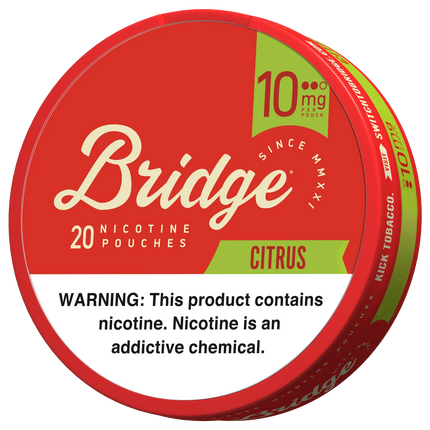 Bridge Citrus 10mg - Rushnico- Nicotine Pouches USA - Express Delivery