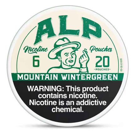ALP Mountain Wintergreen 6mg - Rushnico- Nicotine Pouches USA - Express Delivery