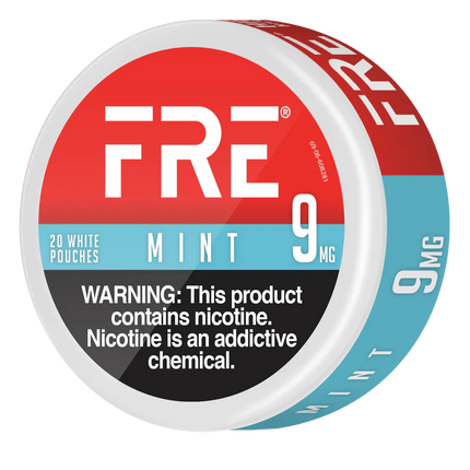 Fre Mint 9mg - Rushnico- Nicotine Pouches USA - Express Delivery