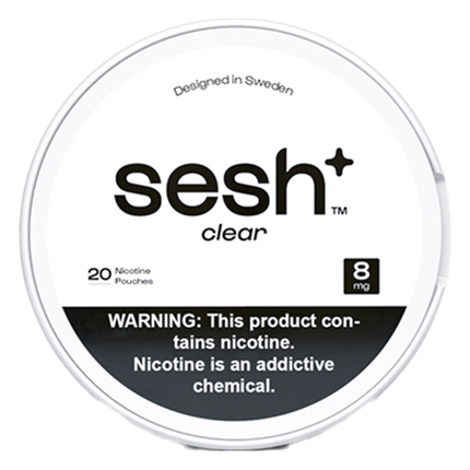 Sesh+ Clear 8mg - Rushnico- Nicotine Pouches USA - Express Delivery