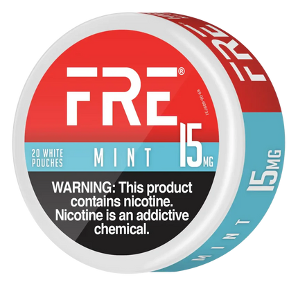 Fre Mint 15mg - Rushnico- Nicotine Pouches USA - Express Delivery