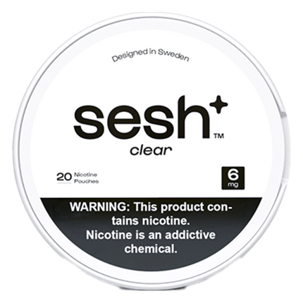 Sesh+ Clear 6mg - Rushnico- Nicotine Pouches USA - Express Delivery