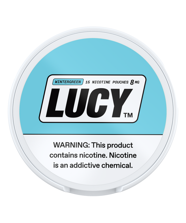 Lucy Pouches Wintergreen 8mg - Rushnico- Nicotine Pouches USA - Express Delivery