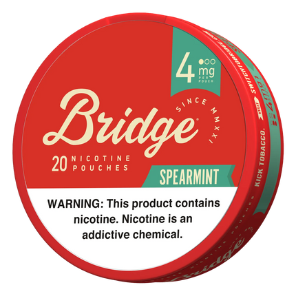 Bridge Spearmint 4mg - Rushnico- Nicotine Pouches USA - Express Delivery